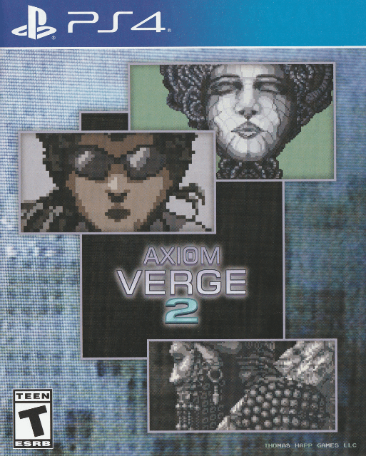 Axiom Verge 2 box art for Playstation 4